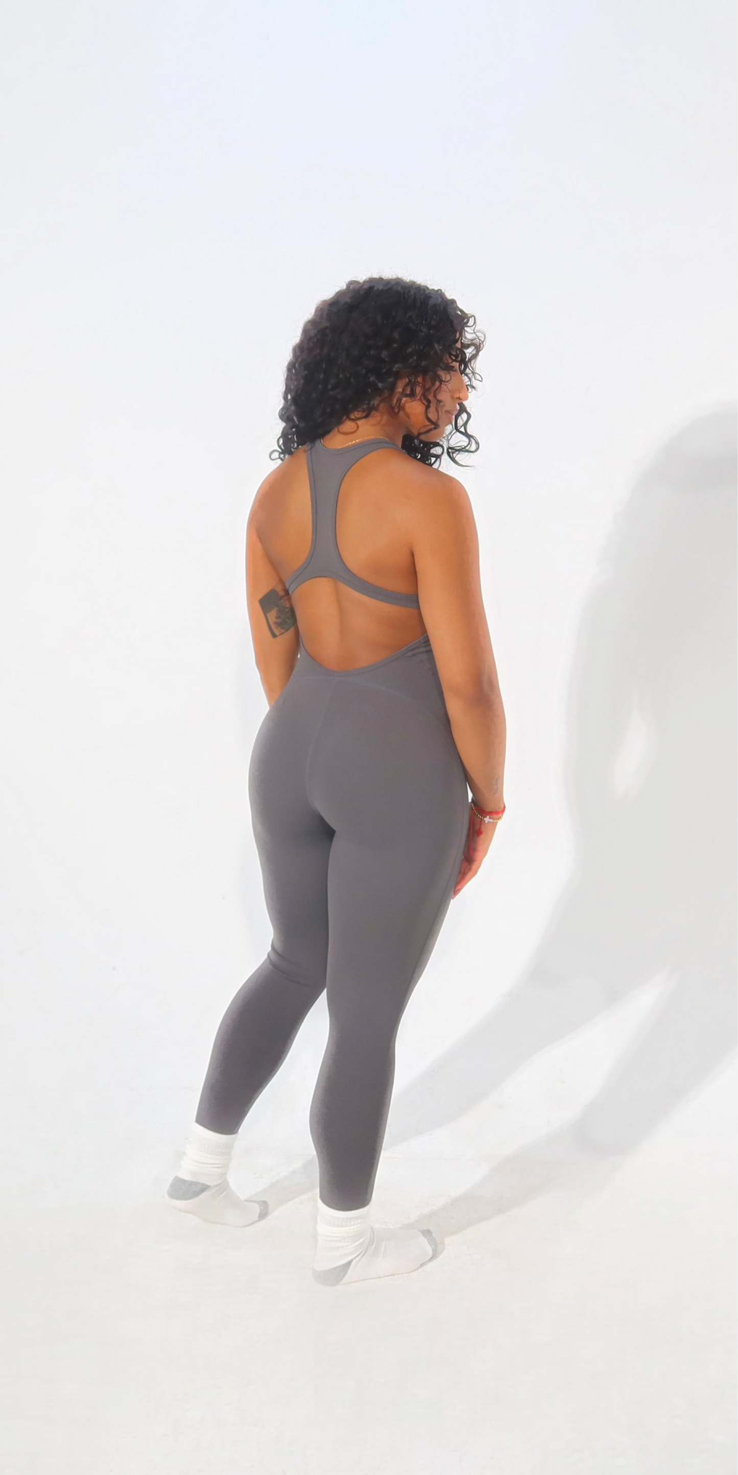 JUMPSUIT: RACER BACK & CUT OUT ALL IN ONE