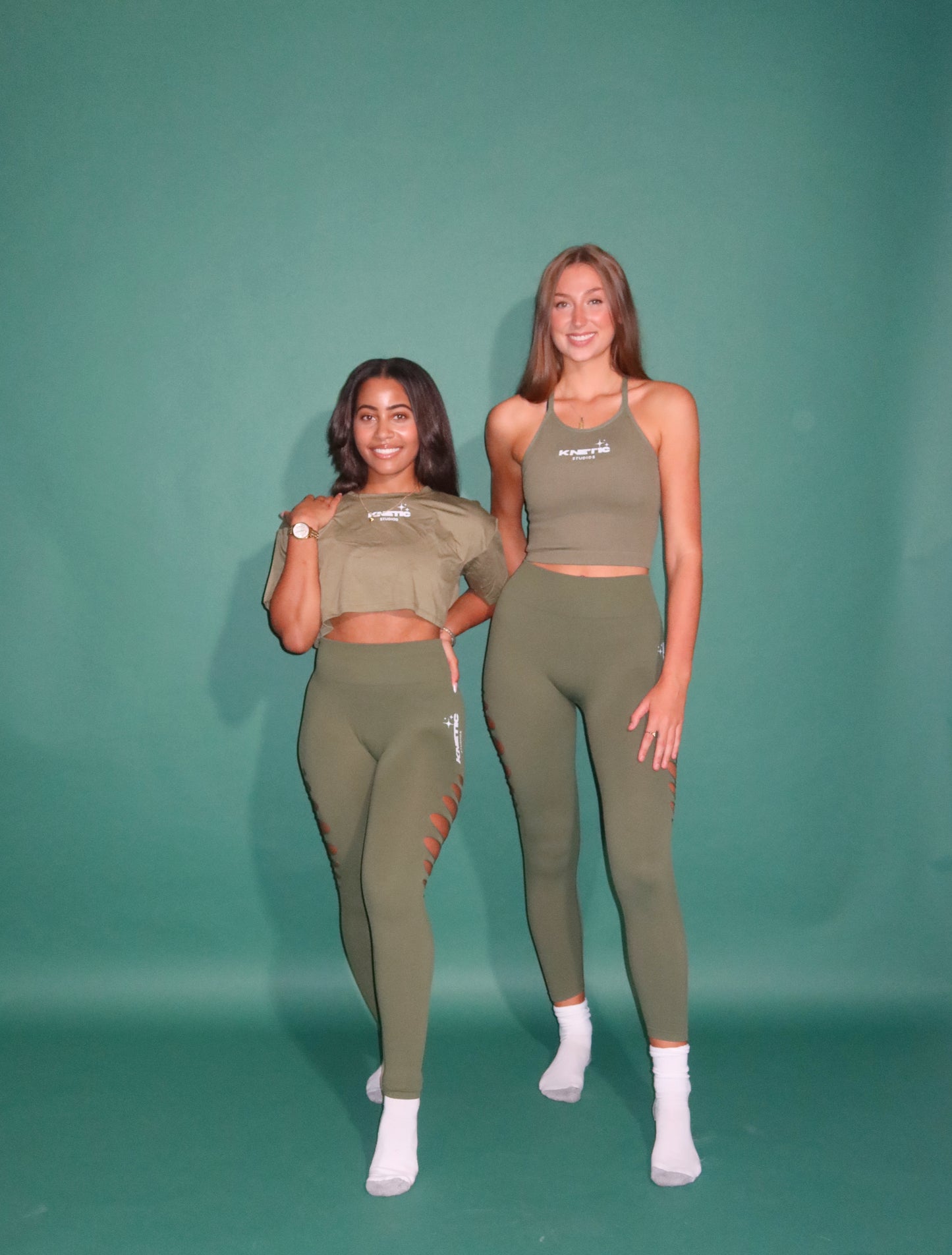 SIDE SLIT BODY CONTOURING FULL LENGTH LEGGINGS